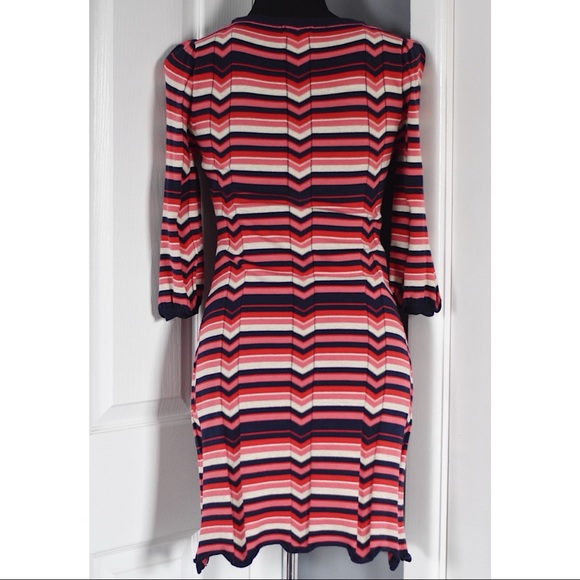 Monsoon striped shirt sleeve sweater dress sz S - Picture 4 of 4